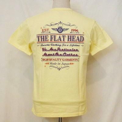 THC-174-ライトイエロー-THE FLAT HEAD-THC174-FLATHEAD-フラットヘッドTシャツ-THC系