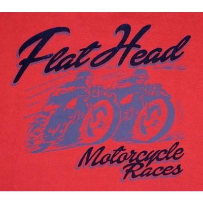 THC-183-ダークレッド-MOTORCYCLE RACES-THC183-FLATHEAD-フラットヘッドTシャツ-THC系｜e2nd｜03