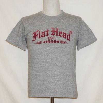 TKT-006-グレー-FH EST.1996-TKT006-FLATHEAD-フラットヘッドTシャツ-TKT系-半袖Tシャツ｜e2nd｜02