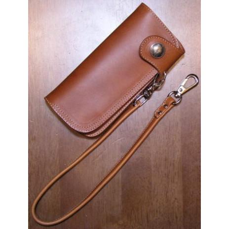 REDMOON CW-02A-LL-ブラウン-チェーンウォレットオリジナルコイン限定