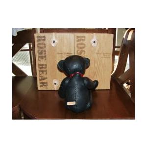 旧商品スペシャルプライス！RM-TEDDY-ブラック-ペッカリーレザーベア