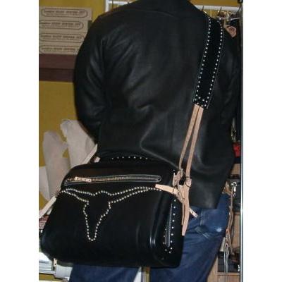 RED MOON レッドムーン RM-BB-LH ロングホーン ショルダーバッグ REDMOON VL-BB-LH-ブラック-VLロングホーン-VLBBLH-REDMOON