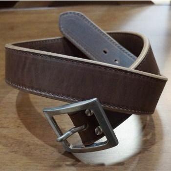 SAMURAI JEANSシルバーバックル極厚USオイルレザーベルト