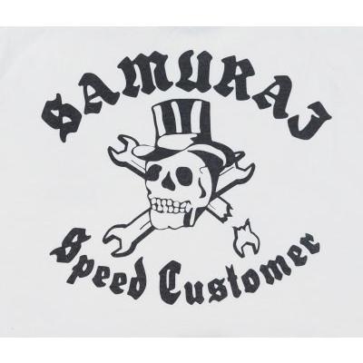 MCT18-101-ホワイト-サムライ二輪車倶楽部半袖Tシャツ18-101-MCT18101-SAMURAIJEANS-サムライジーンズTシャツ｜e2nd｜03