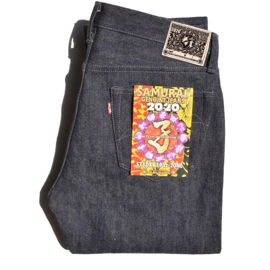 サムライジーンズ S710XX19oz-20NE-スリムストレート19oz子年モデル-IC