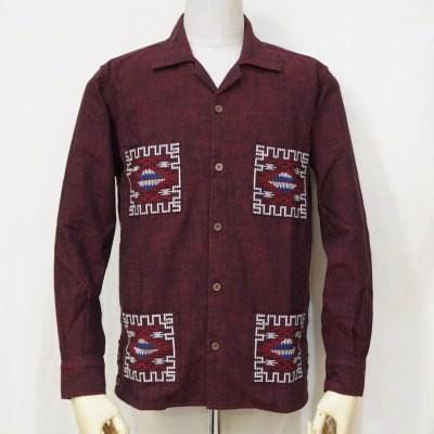 SCGS17-レッド-サムライ倶部グアテマラシャツ17-SAMURAIJEANS-サムライジーンズシャツ