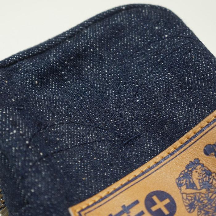 【稀少品】SAMURAI JEANS 15周年 デニム ポーチ 小物 キーフック SAMURAI JEANS サムライジーンズ Mini Pouch ミニポーチSWCMB24