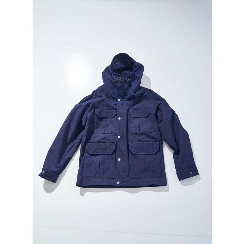 サムライジーンズ SJMPK24-AI 藍 藍リップストップマウンテンパーカー