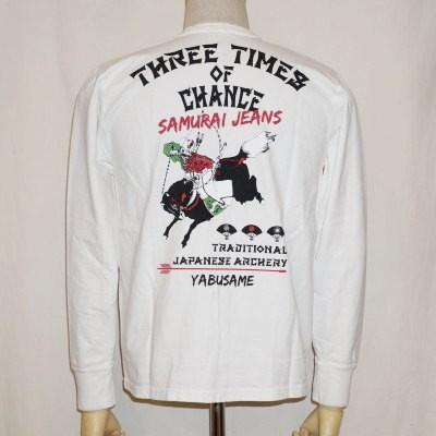 SJSLT16-102-ホワイト-サムライジーンズ長袖Tシャツ16-102-SJSLT16102-SAMURAIJEANS-サムライジーンズロングスリーブTシャツ-サムライジーンズ長袖Tシャツ-ロンT