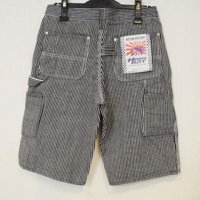 SM155DX-HC-ヒッコリーペインターショートパンツ-SM155DXHC-SAMURAIJEANS-サムライジーンズデニムジーンズ・サムライ自動車倶楽部デニムジーンズ-ハーフパンツ-｜e2nd