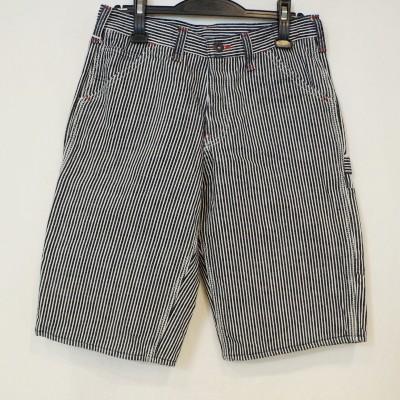 SM155DX-HC-ヒッコリーペインターショートパンツ-SM155DXHC-SAMURAIJEANS-サムライジーンズデニムジーンズ・サムライ自動車倶楽部デニムジーンズ-ハーフパンツ-｜e2nd｜02