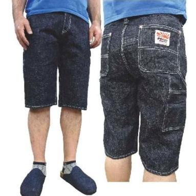 サムライジーンズ SM155DX17-D-17OZデニムペインターショートパンツ