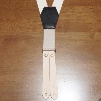 サムライジーンズ SPD003-SJ-NA-コットンxレザーサスペンダー-SPD003SJ