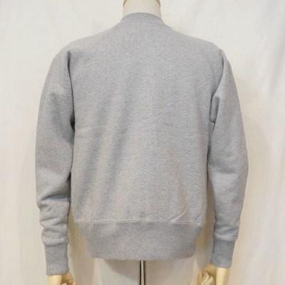 SWS16-103M-杢グレー-無地スウェットスタジャン16-103M-SWS16103M 