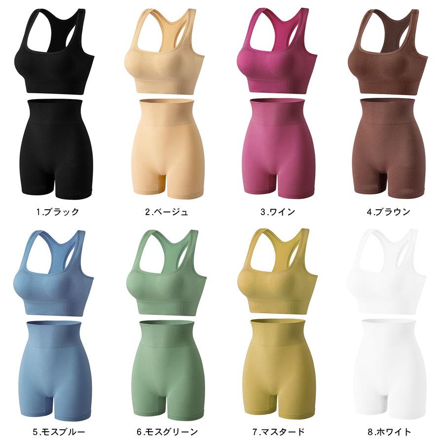 スポーツブラ レギンス 上下セット フィットネスウェア 2点 スポーツブラ レギンス 上下セット フィットネスウェア 2点