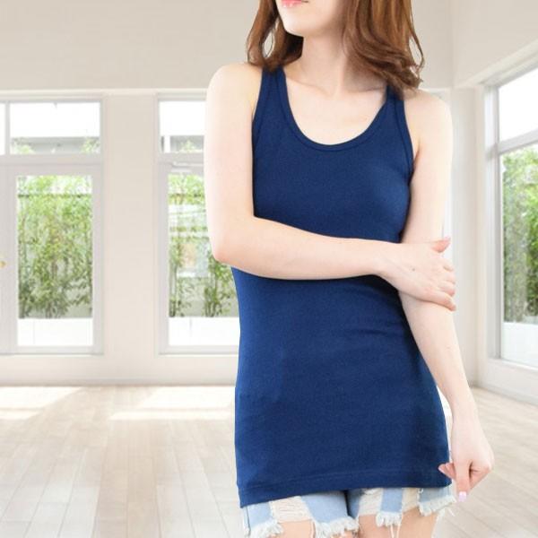 ロング丈キャミソール レディース 無地 3×20色 Bスポーティータイプ 送料無料 |  | 11