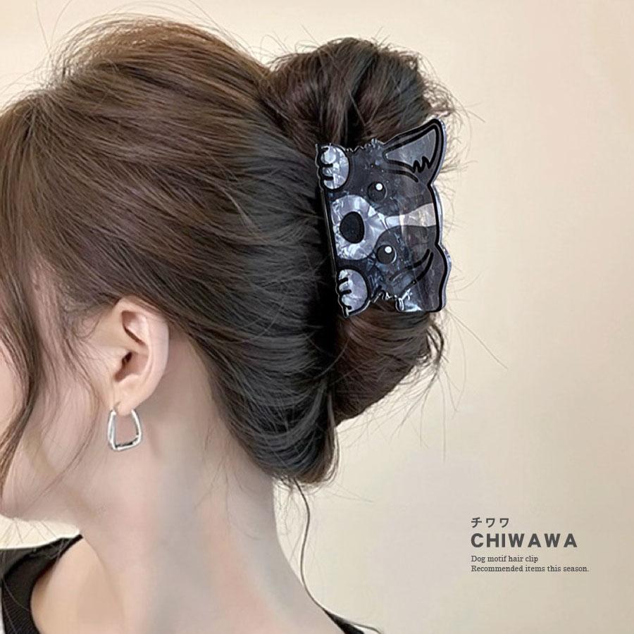 犬 ドッグ ヘアクリップ バンスクリップ アクリル ワンちゃん 愛犬