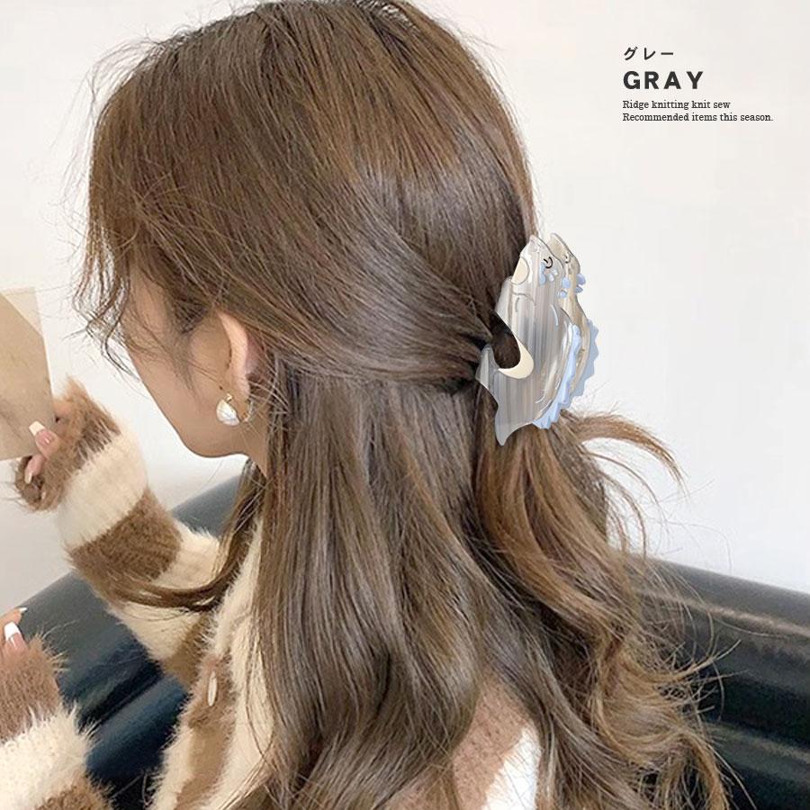 ヘアクリップ 恐竜 ダイナソー 動物 ハーフアップ レディース ヘア