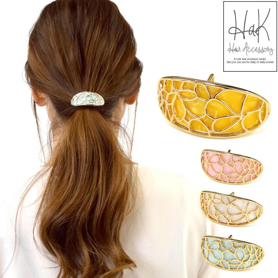 ポニーフック ヘアカフス 使い方 ヘアフック ヘアカフス レディース ポニーカフ ヘアアクセサリー ヘアアクセ フック オーバル メタル べっ甲 送料無料 Hak730 ポンクロージング 通販 Yahoo ショッピング