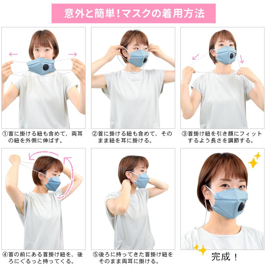 マスク PASAYA ドレスアップマスク 洗える 洗えるマスク 口に当たらない 口紅 通気バルブ 抗菌 撥水 立体 3D成型 コロナ対策グッズ 首掛け 送料無料 |  | 15