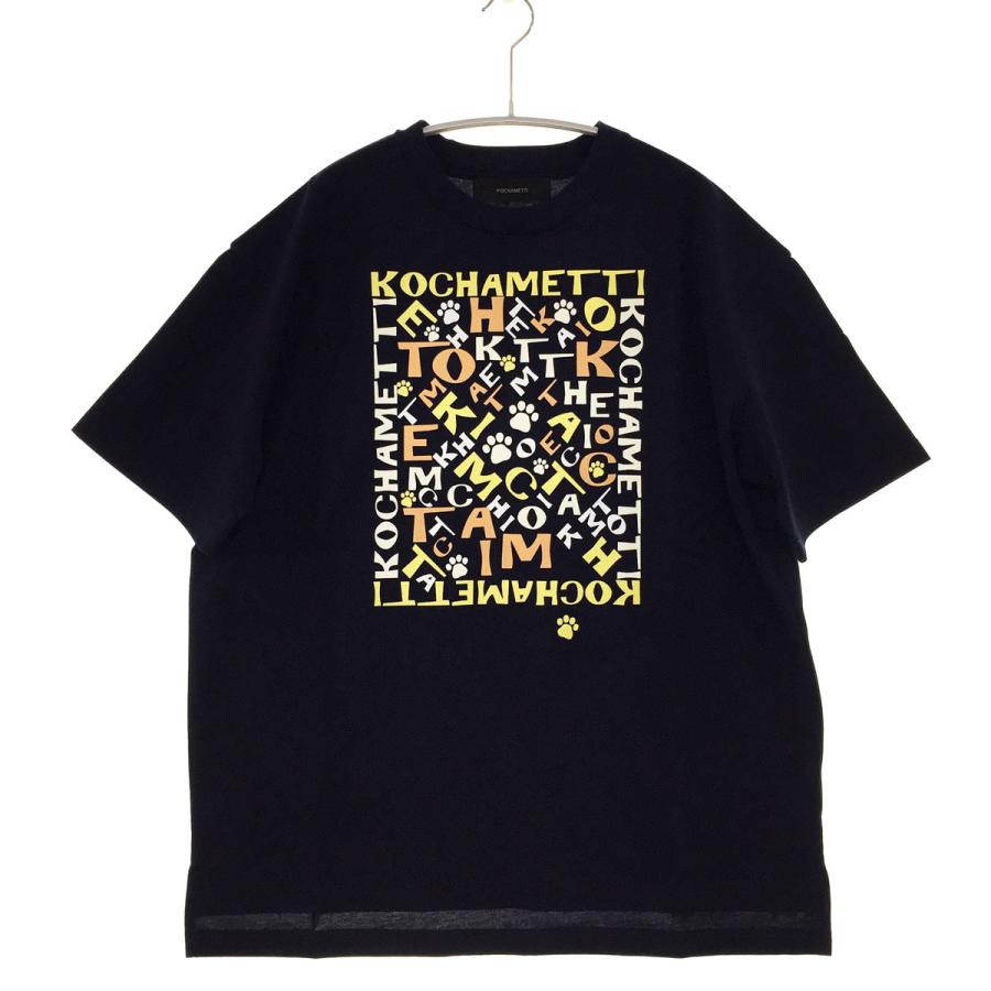 ★新品 KOCHAMETTI コチャメッティ GOCHA 肉球 Tシャツ ネイビー ユニセックスM  メンズ レディース  犬 猫 21SS-KO-01 1AA/82294｜e3apparel-ltd-ys