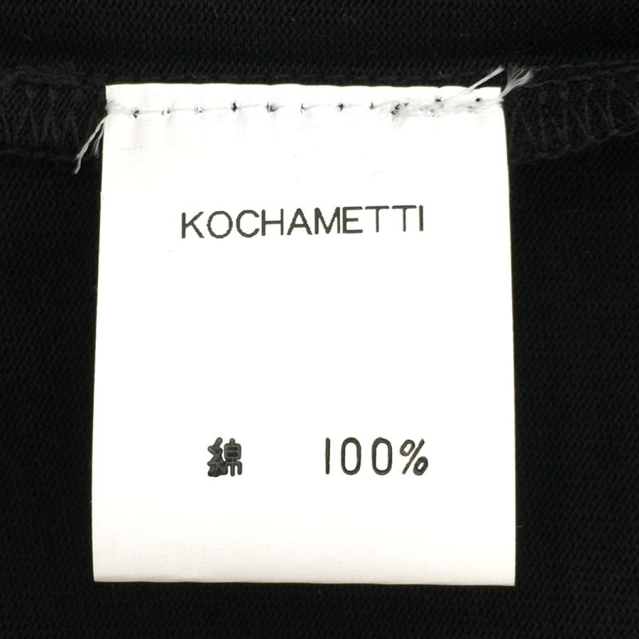 ★新品 KOCHAMETTI コチャメッティ 無地 肉球 Tシャツ ブラック ユニセックスL  メンズ レディース  犬 猫 21SS-KO-03 1AA/82324｜e3apparel-ltd-ys｜08