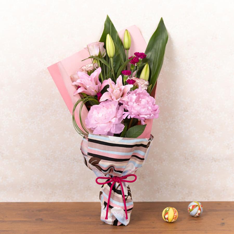 母の日 22 花 プレゼント ギフト 花束 まごころ包み 京都めぐり ユリ 芍薬 カーネーション バラ 送料無料 イイハナ ドットコム 通販 Paypayモール