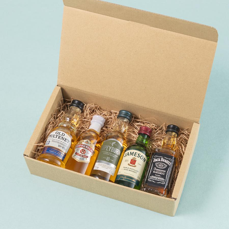 父の日　アレンジセット「ウイスキーミニチュアボトル飲み比べセット」 花鉢 2026 花 宅配 プレゼント ギフト 父 50代 60代 70代_1