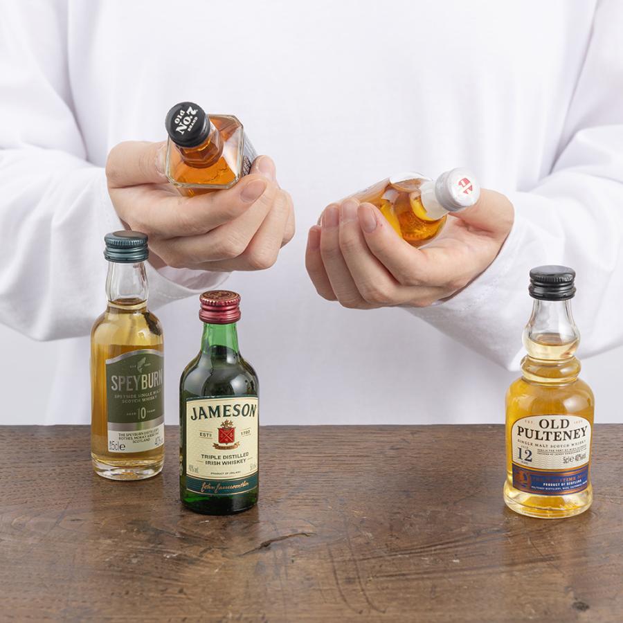 父の日　アレンジセット「ウイスキーミニチュアボトル飲み比べセット」 花鉢 2026 花 宅配 プレゼント ギフト 父 50代 60代 70代_2