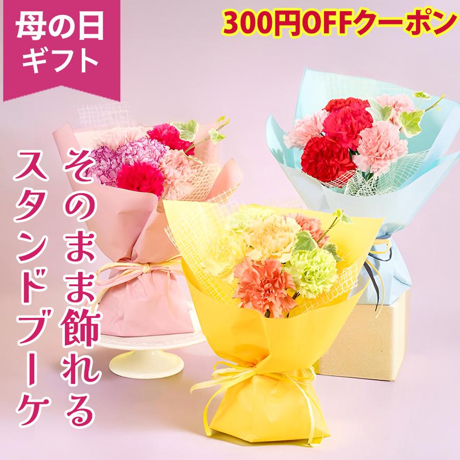 イイハナ・ドットコム 母の日 選べる3色 そのまま飾れる花束 クーポン