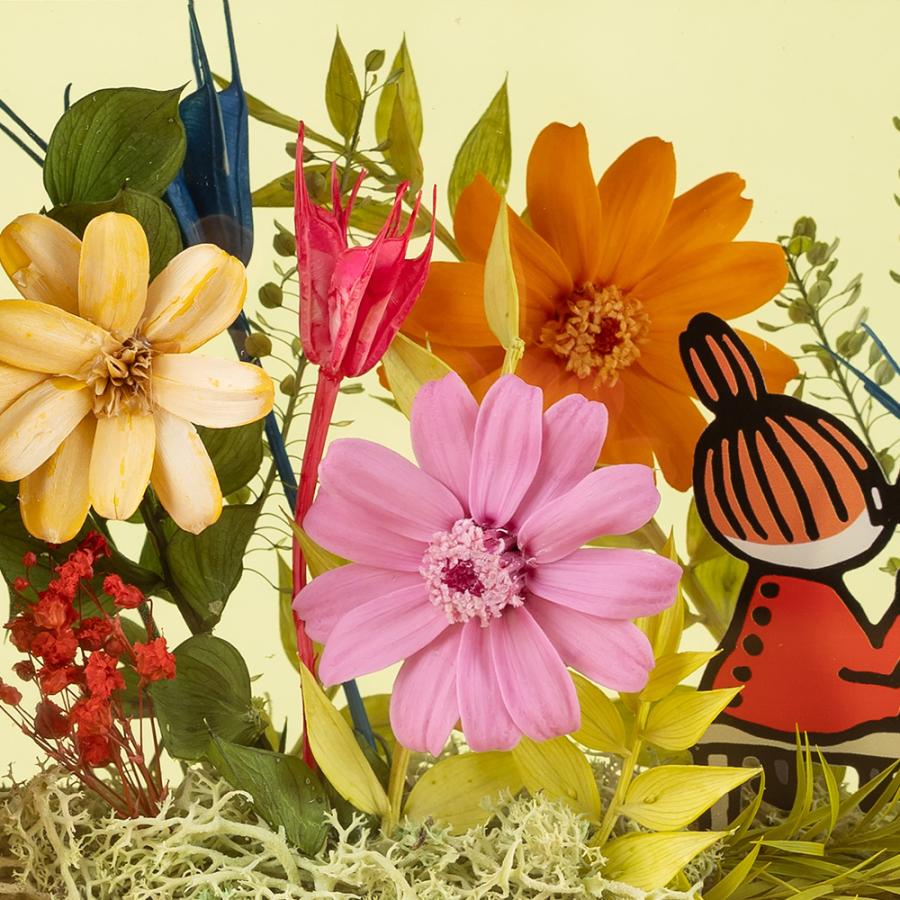 MOOMIN（ムーミン） プリザーブドフラワー 「フラワーフレーム（横長