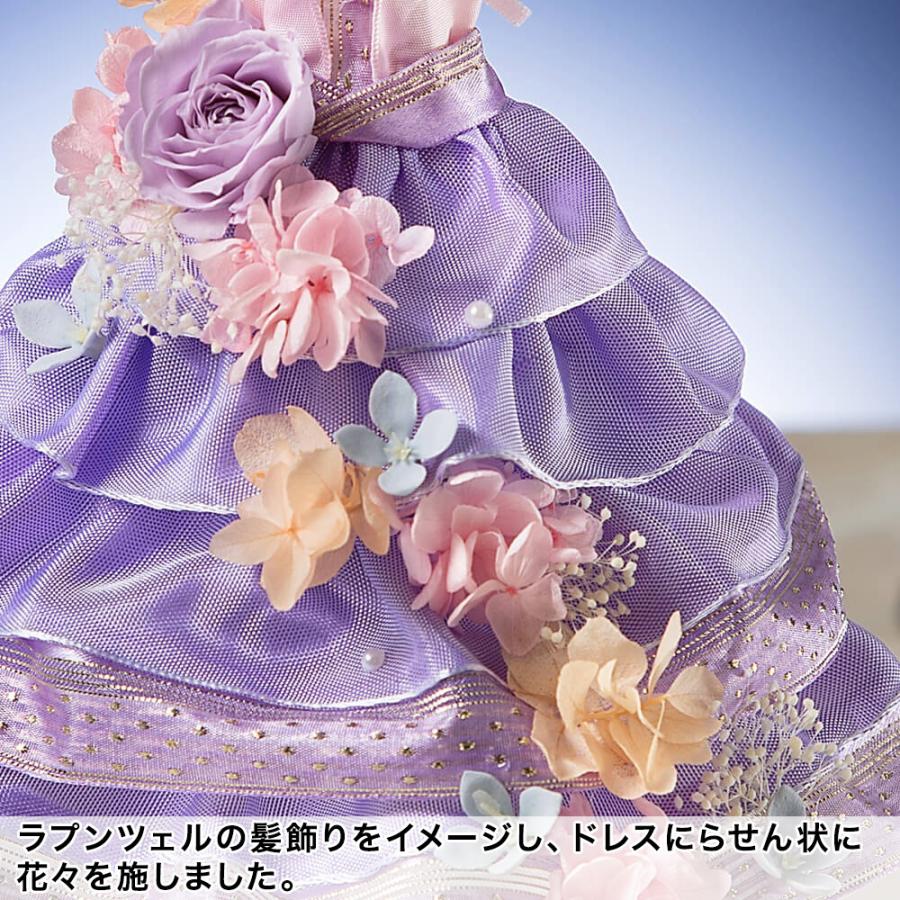 日本最大級の品揃え ディズニー 花 ギフト プリンセス 選べる ラプンツェル シンデレラ ベル オーロラ 白雪姫 アナ エルサ プリザーブドフラワー プレゼント ドレス バラ Disney Y 特価