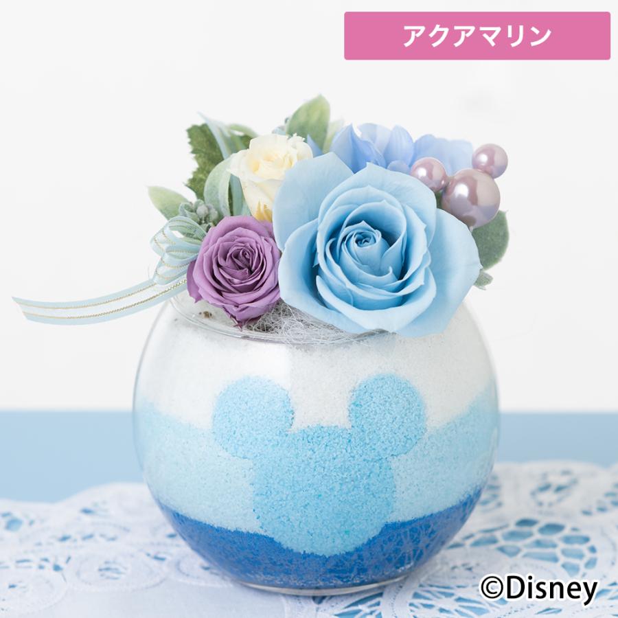 ディズニー 花 ギフト スイートマジック ピーチ サンシャイン アクアマリン フレッシュミント プリザーブドフラワー 誕生日 お祝い プレゼント バラ disney_y｜e87ys｜12