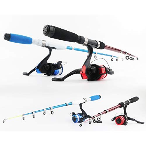 釣りセット 初心者 日本限定 2本の釣り竿セット フィッシング 海釣りセット 入門セット コンパクトロッド スピニングリ