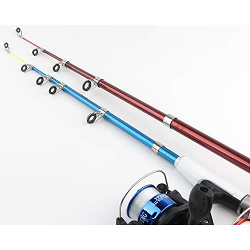 釣りセット 初心者 日本限定 2本の釣り竿セット フィッシング 海釣りセット 入門セット コンパクトロッド スピニングリ