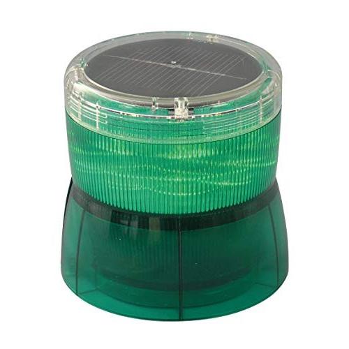 NIKKEI ソーラー式回転灯 LED回転灯(ソーラー式) 緑 0.33kg VM10S-BG