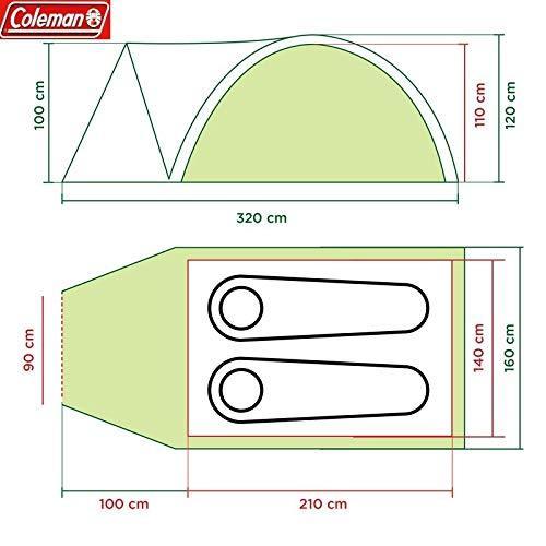 COLEMAN Darwin 2 Plus コールマン ダーウィン ２ プラス 2人用テント [並行輸入品] COLEMAN Darwin Plus コールマン ダーウィン プラス 2人用テント 並行輸入品