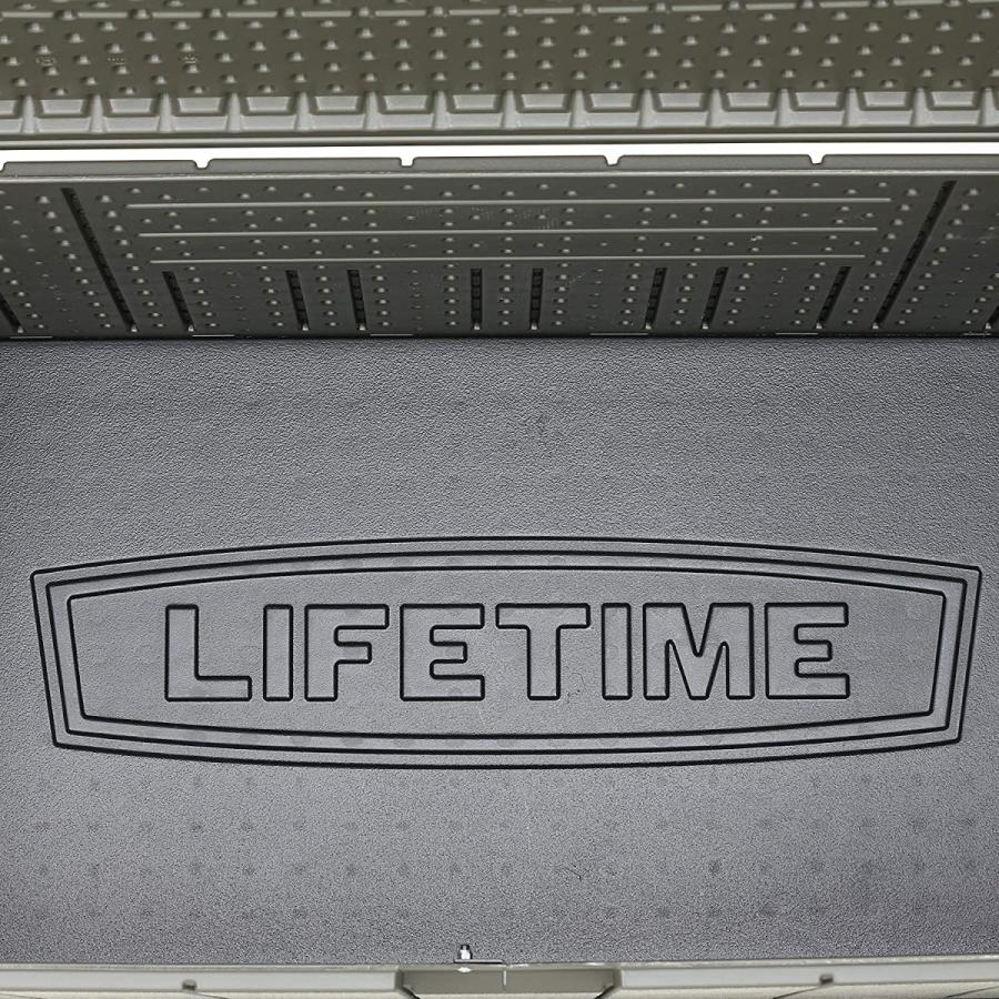 Lifetime【大型567L デッキボックス ベンチタイプ物置】ストレージ 