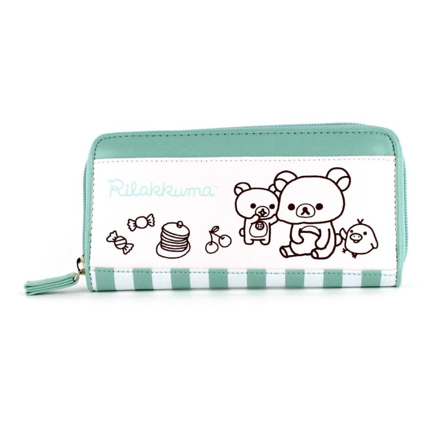 リラックマ ストライプ ラウンドファスナー長財布 グッズ レディース ブランド かわいい ガールズ ゆうパケット可 M便 1 1 Rk 312 キャラクターランド はなはな 通販 Yahoo ショッピング