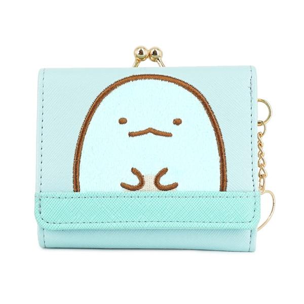 すみっコぐらし 財布 子供 口金ミニ財布 フェイスワッペンシリーズ