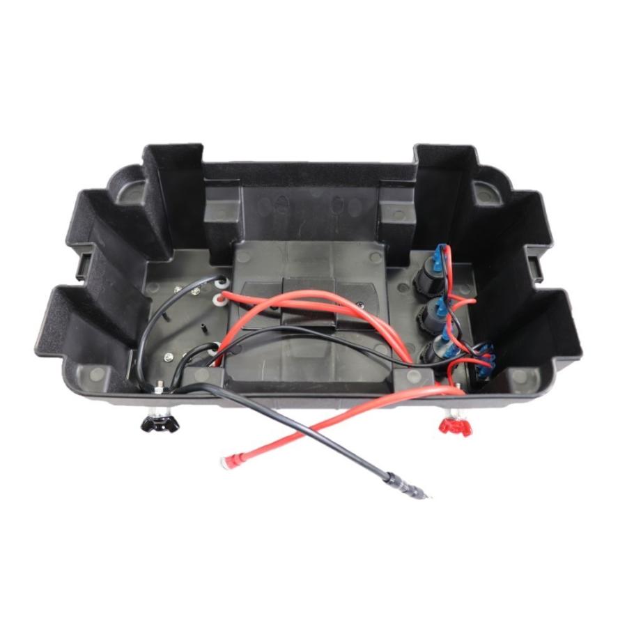 【バッテリーポータブルボックス+バッテリーセット】バッテリーボックス 停電・緊急用 キャンプ・車中泊 バッテリー USB端子 車 充電 電源_9