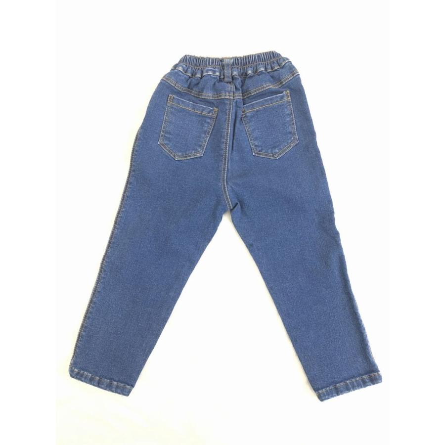 特価 即日発送可 韓国子供服 nuovo 男女兼用 ジーパン Gパン ジーンズ デニム ズボン 長ズボン パンツ ウエストゴム 子供服 トレンド |  | 02
