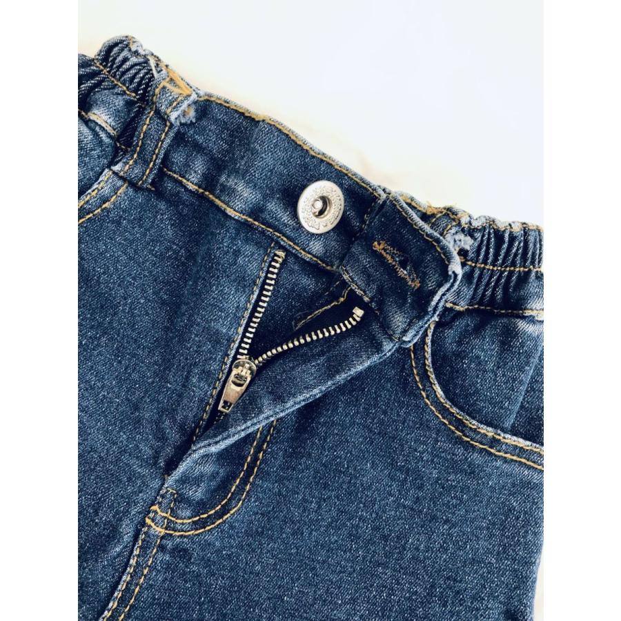 特価 即日発送可 韓国子供服 nuovo 男女兼用 ジーパン Gパン ジーンズ デニム ズボン 長ズボン パンツ ウエストゴム 子供服 トレンド |  | 03