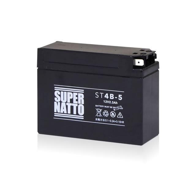新品 スーパーナットバッテリー バイク用 ST4B-5 ヤマハ ジョグ 