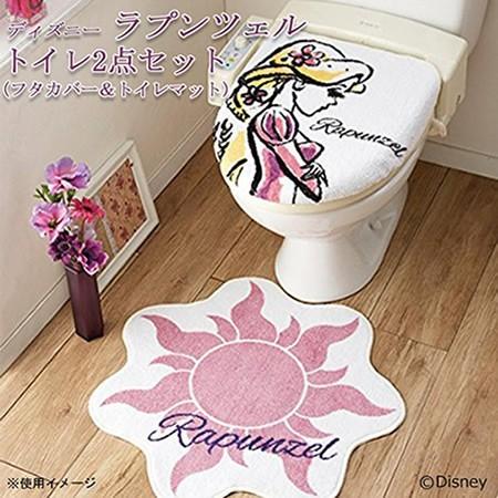 トイレマット ラプンツェル ディズニー トイレ2点セット Ab1053 家具インテリアショップ イーグル 通販 Yahoo ショッピング