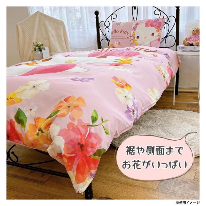 新品　サンリオ寝具3点セット　シングル敷きパッド掛け布団カバー枕カバー　キティ② sanrio ハローキティ 布団カバー3点セット（シングル和洋共通
