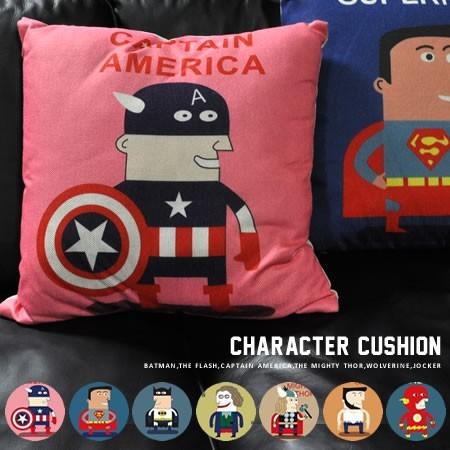 クッション 43 映画 アメコミデザイン キャプテンアメリカ スーパー 