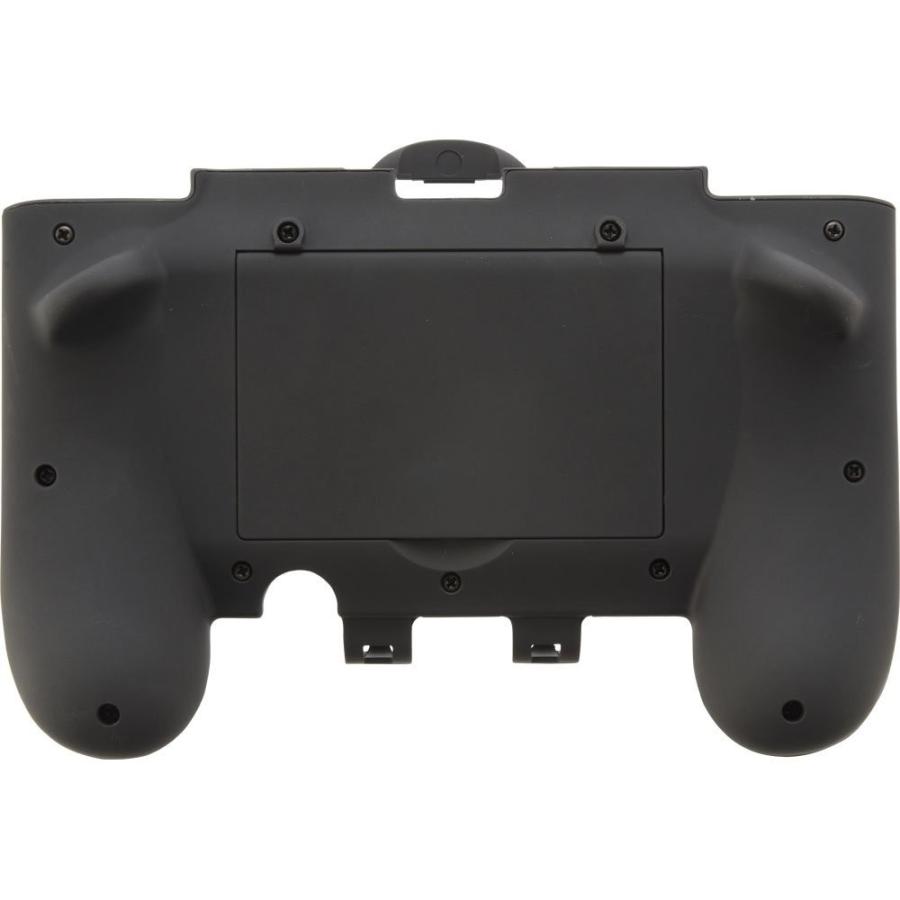 CYBER ・ ラバーコートグリップ スリム ( New 3DS LL 用) ブラック