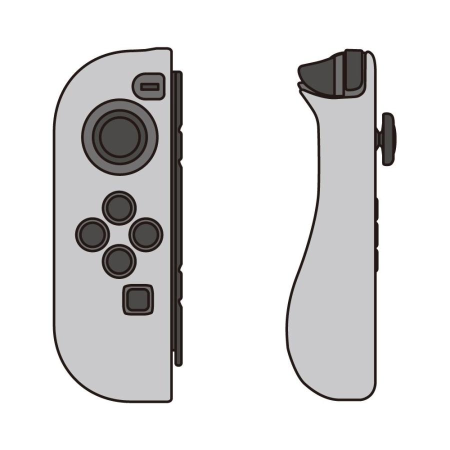 CYBER ・ シリコン グリップカバー ( SWITCH Joy-Con 用) ブルー