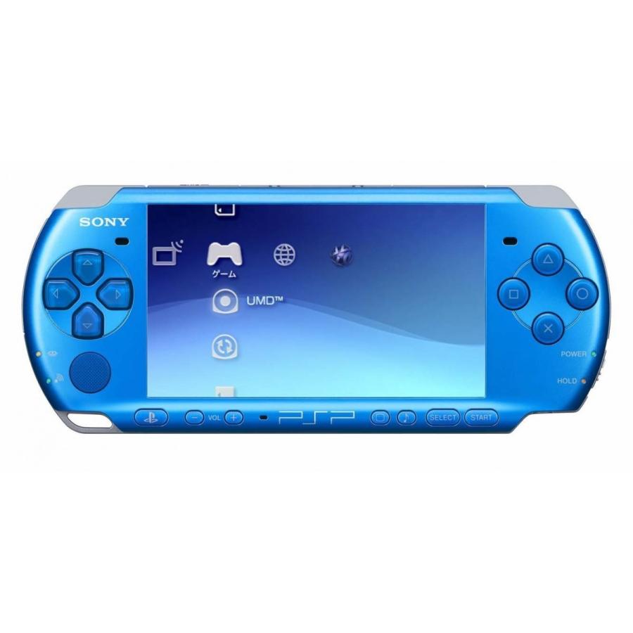 PSP「プレイステーション・ポータブル」 バイブラント・ブルー (PSP-3000VB) すぐに遊べるセット｜eakindo2